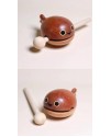 甲魚款 櫸木黑胡桃木 手工木雕 木魚